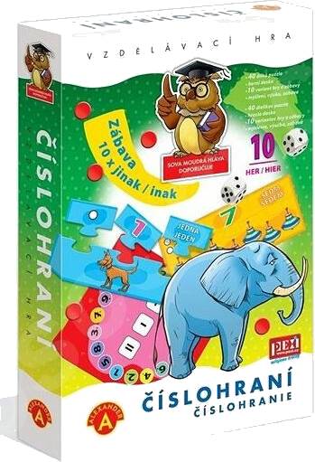 PEXI ČÍSLOHRANÍ (10 her v 1) - vzdělávací hra - Ostatní (A1809)