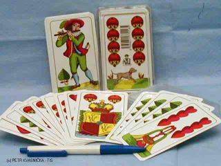 Mariášky jednohlavé v plastové krabičce