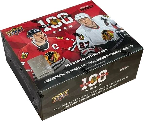 2025-26 Upper Deck Chicago Blackhawks Centennial Box Set