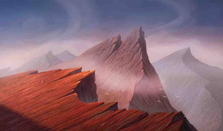 Kraken Wargames Playmat - Mountain (61x35)