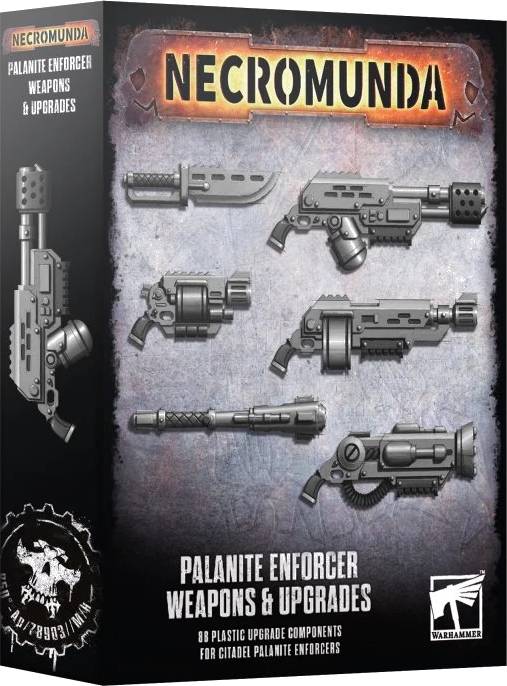 Necromunda: Palanite Enforcers Weapons & Upgrades