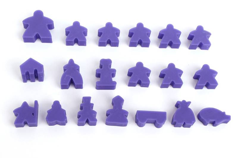 Carcassonne - Figurky Barva: Fialová