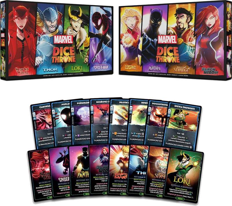 Marvel Dice Throne - Zvýhodněný set, Sada 1 + Sada 2