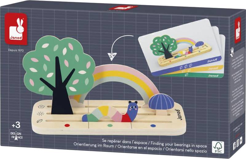 Vzdělávací hra pro děti orientace v prostoru Zahrada Didaktik