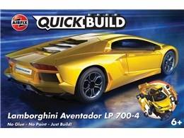 Quick Build auto J6026 - Lamborghini Aventador - Yellow