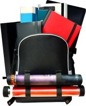 UP - Citadel Backpack - Black with Silver Trim