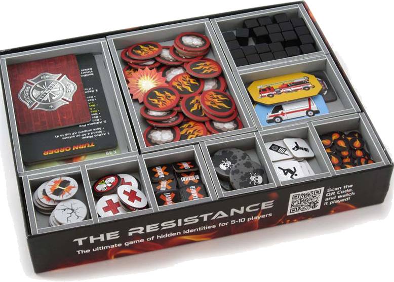 Foamcore pořadač pro Flash Point: Fire Rescue