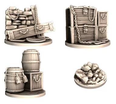 Ancient Blood: The Order of Vampire Hunters - 3D Tokens