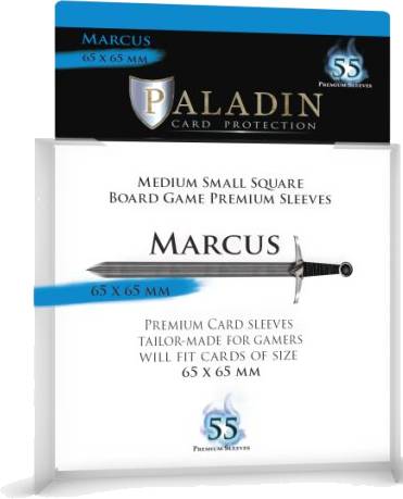 Obaly na karty Paladin - Marcus - 65 x 65mm 55 ks - clear