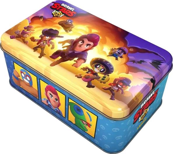 Sběratelské karty Brawl Stars - Big Tin (36 karet + 3 limitky)