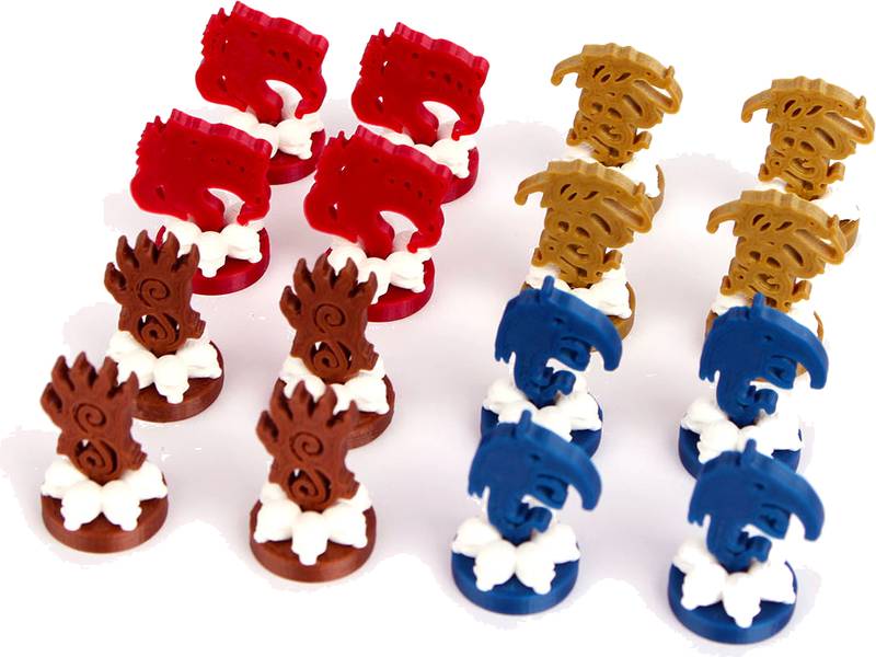 Blood rage - Žetony klanů Blood Rage - zetony klanu: Základní sada Žetony