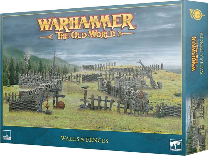 Warhammer The Old World - Walls & Fences - sada zdí a plotů pro wargaming