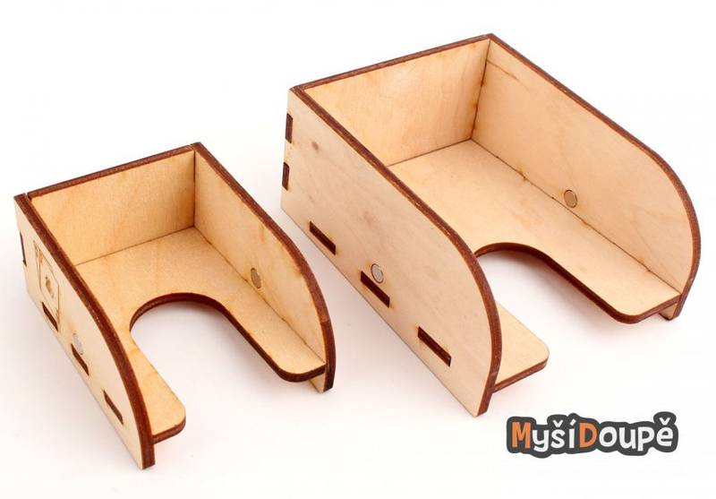 Dřevěný pořadač na karty - malý