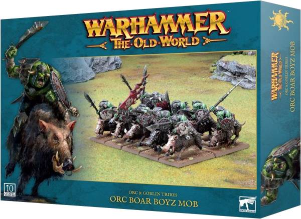 Warhammer The Old World - Orc and Goblin Tribes: Orc Boar Boyz Mob