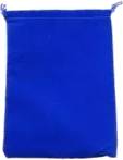 Small Suedecloth Dice Bags Royal Blue