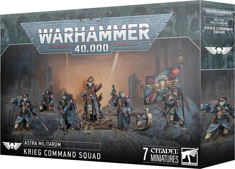 Warhammer 40,000 - Astra Militarum: Krieg Command Squad