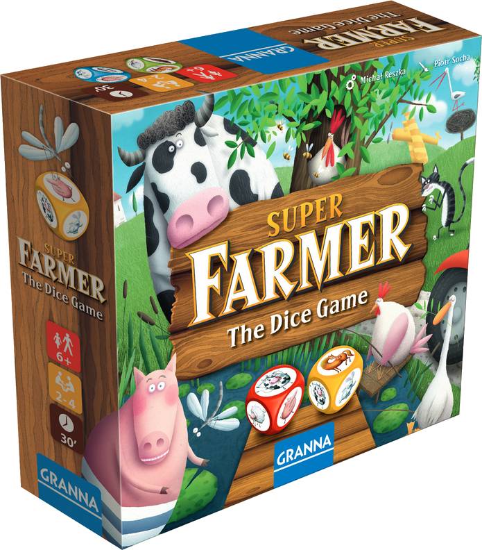 Superfarmář kostková hra