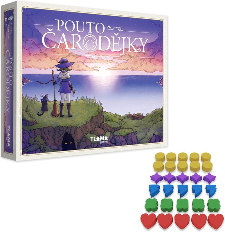 Pouto čarodějky + dřevěné dílky