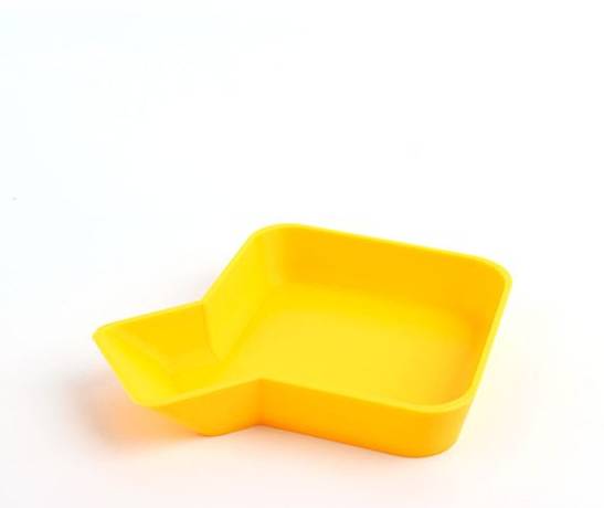 Univerzální miska na žetony se zobáčkem XL 9cm - žlutá