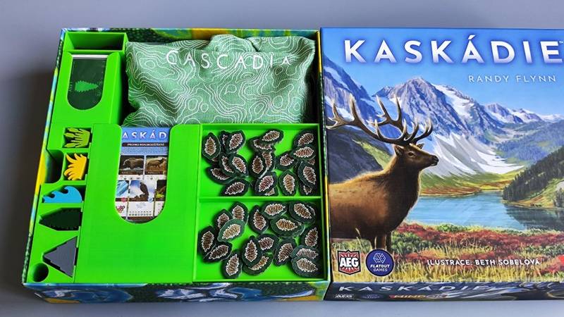 Kaskádie + Krajiny Kaskádie + promo - Insert (černý, 0060) NENÍ HRA! Insert: Cascadia + Cascadia: Landmarks