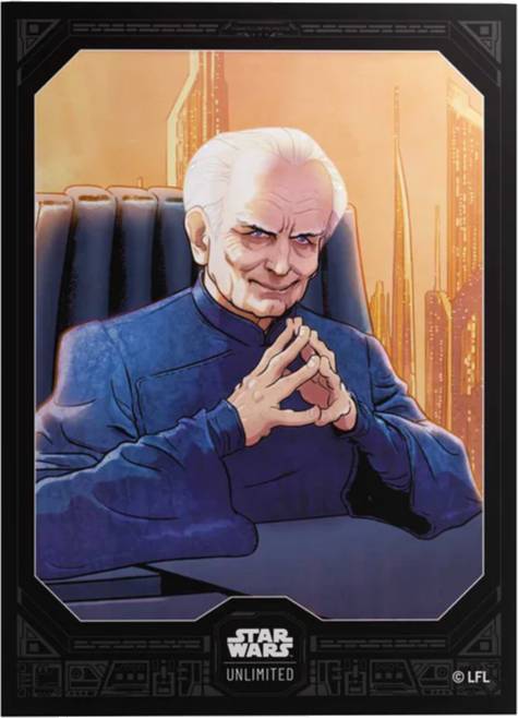 Ochranné obaly na karty Gamegenic - Star Wars: Unlimited: Premium Art Sleeves Chancellor Palpatine (60 ks)