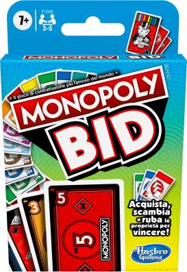 Karetní hra Monopoly Bid