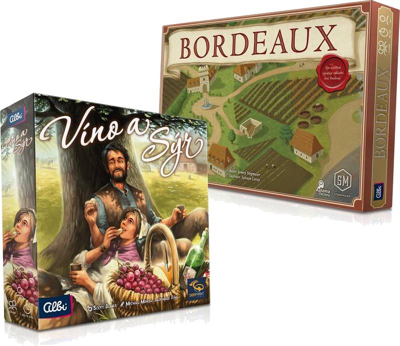 Vinohrad: Bordeaux + Víno a sýr