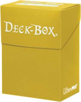 Solid deck box -  žlutá