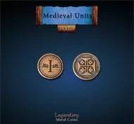 Medieval Units Metal Copper Coin