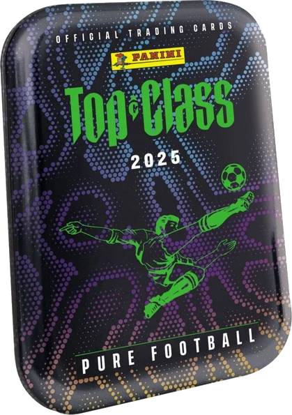 fotbalové karty TOP CLASS 2025 Tin Pocket