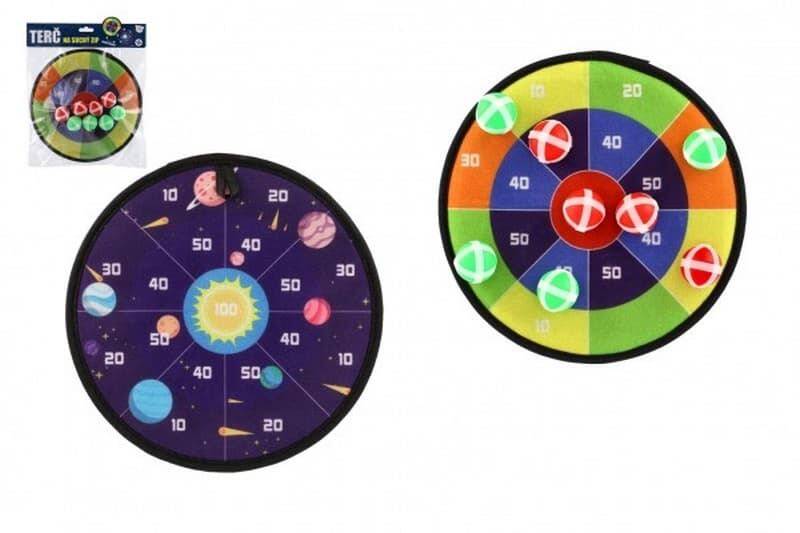 Terč na suchý zip oboustranný 27cm