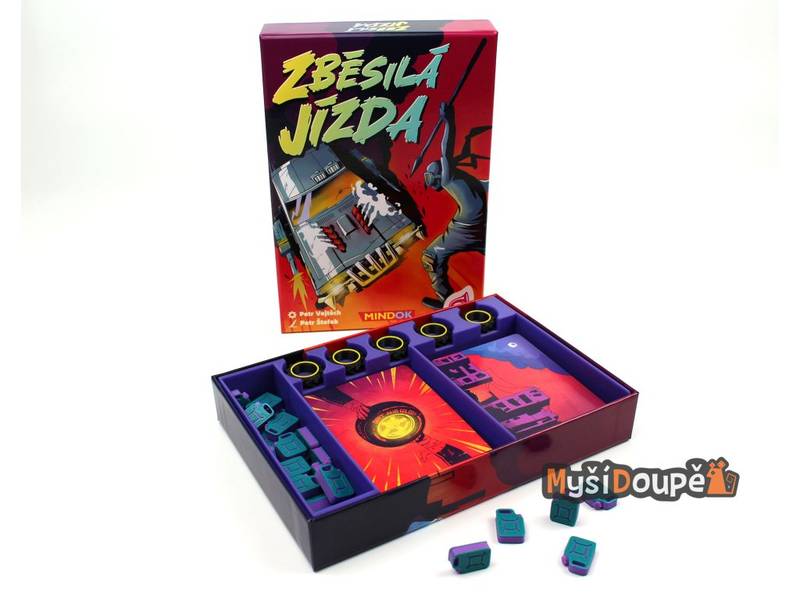 Zběsilá jízda - Insert + žetony NENÍ HRA! Dirt and Glory – insert a žetony