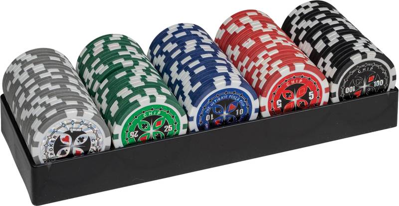 Sada 100 pokerových žetonů - 3754