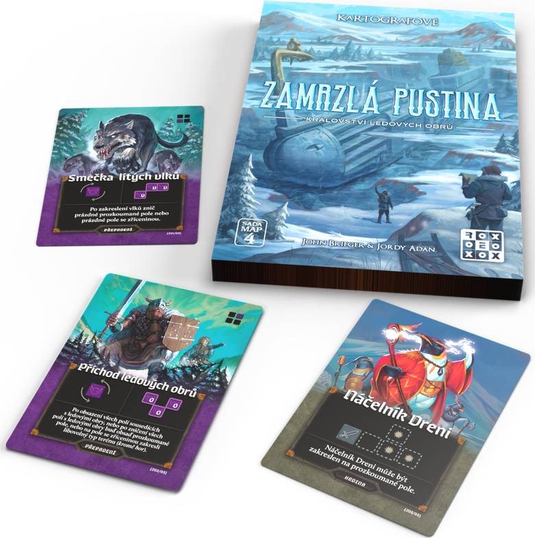 Kartografové: Sada map 4 - Zamrzlá pustina: Království ledových obrů