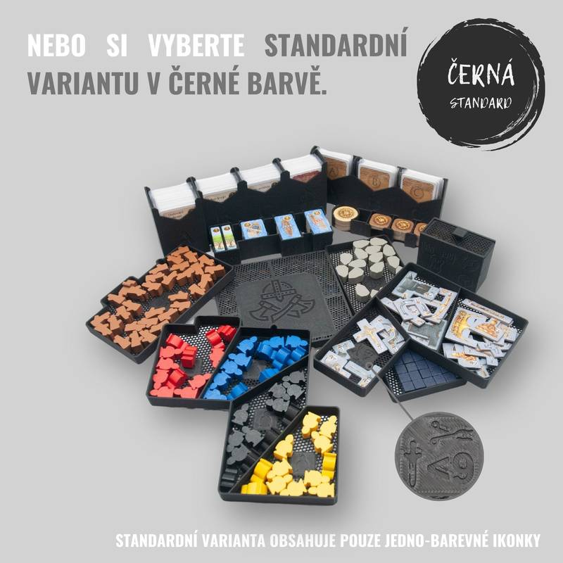 Hostina pro Ódina - INSERT do hry (79403) Barva: Černá NENÍ HRA! Insert: A Feast for Odin