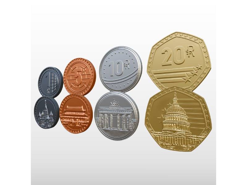 World Order - kovové mince