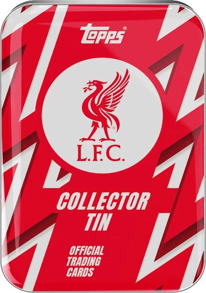Fotbalové karty Topps 2025/26 Liverpool Collector Tin