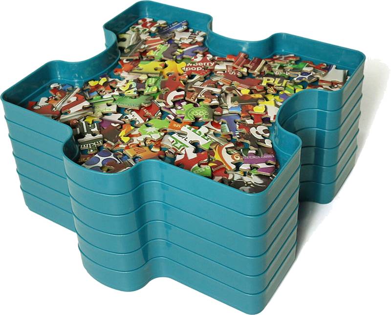 Stohovací boxy na puzzle 6 ks