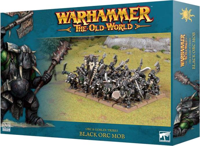 Warhammer The Old World - Orc and Goblin Tribes: Black Orc Mob