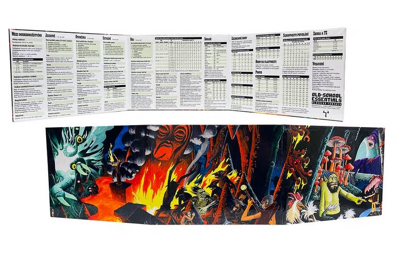 Old-School Essentials - zástěna pro sudího