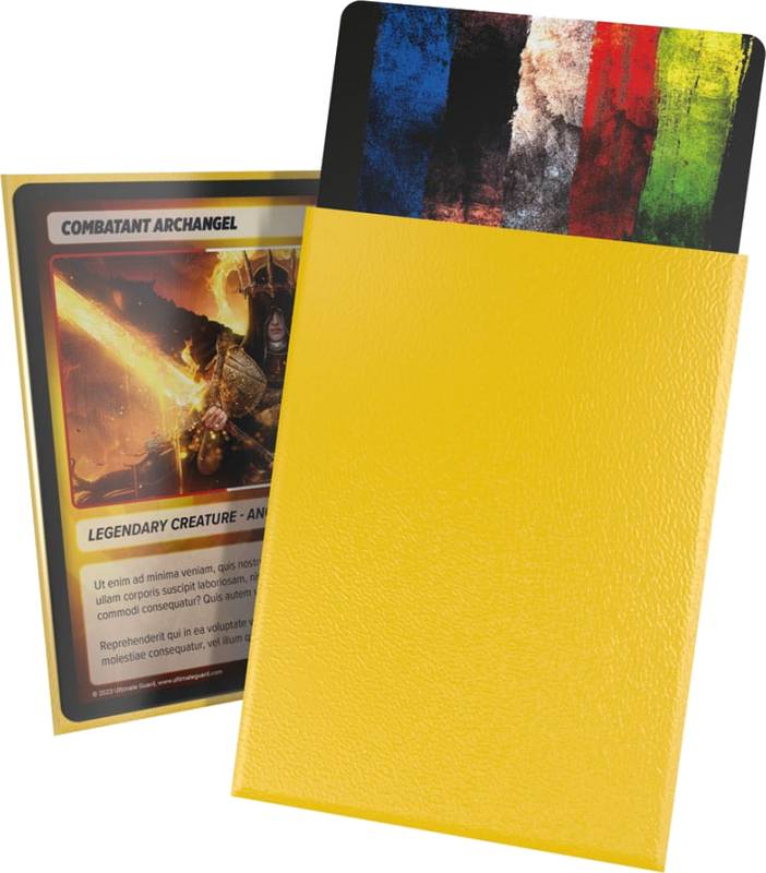 Ochranné obaly na karty Ultimate Guard - Cortex Sleeves Standard Size Matte Yellow (100 ks)
