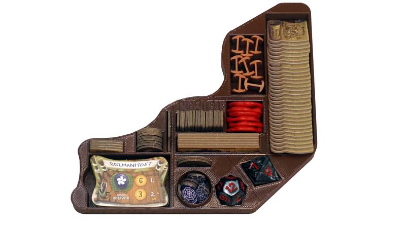 Pořadač na komponenty pro Everdell The Complete Collection (Divukraj). Barva: Hnědá