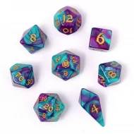 RPG Dice Set Frostbloom (8)
