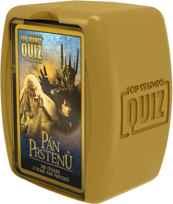 TOP TRUMPS QUIZ Pán prstenů - kvízová karetní hra