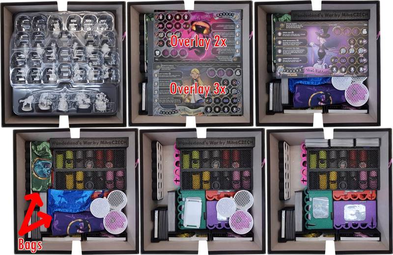 Válka v Říši divů - Kickstarter edice - insert pro hru Barva: Růžové úlomky v tmavé noře