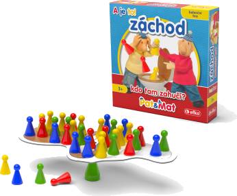 Pat a Mat záchod - balanční rodinná hra