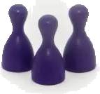 Hrací figurka malá - fialová