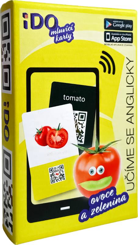 Anglické karty - Ovoce a zelenina