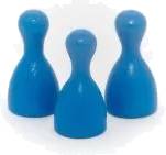 Hrací figurka malá - tmavě modrá