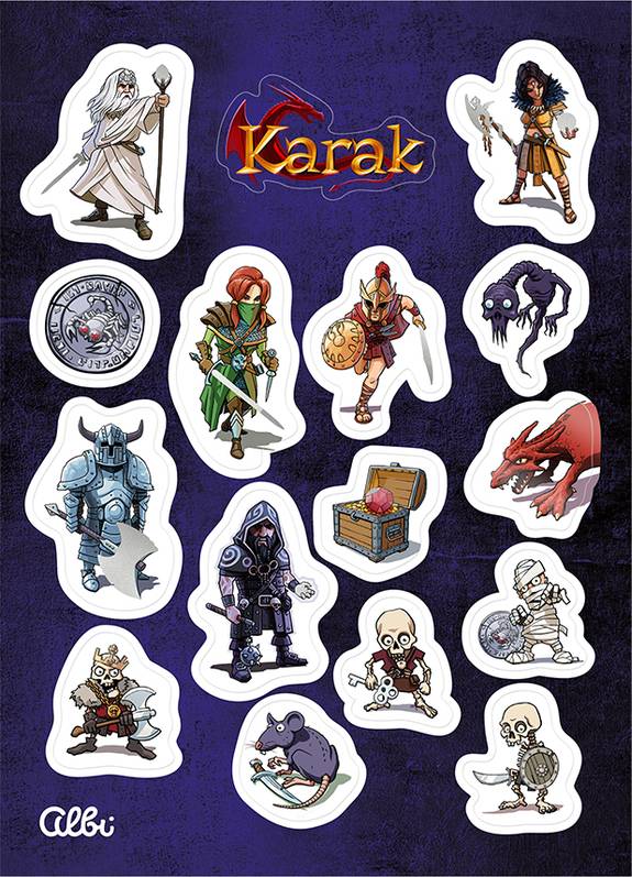 Karak - Samolepky